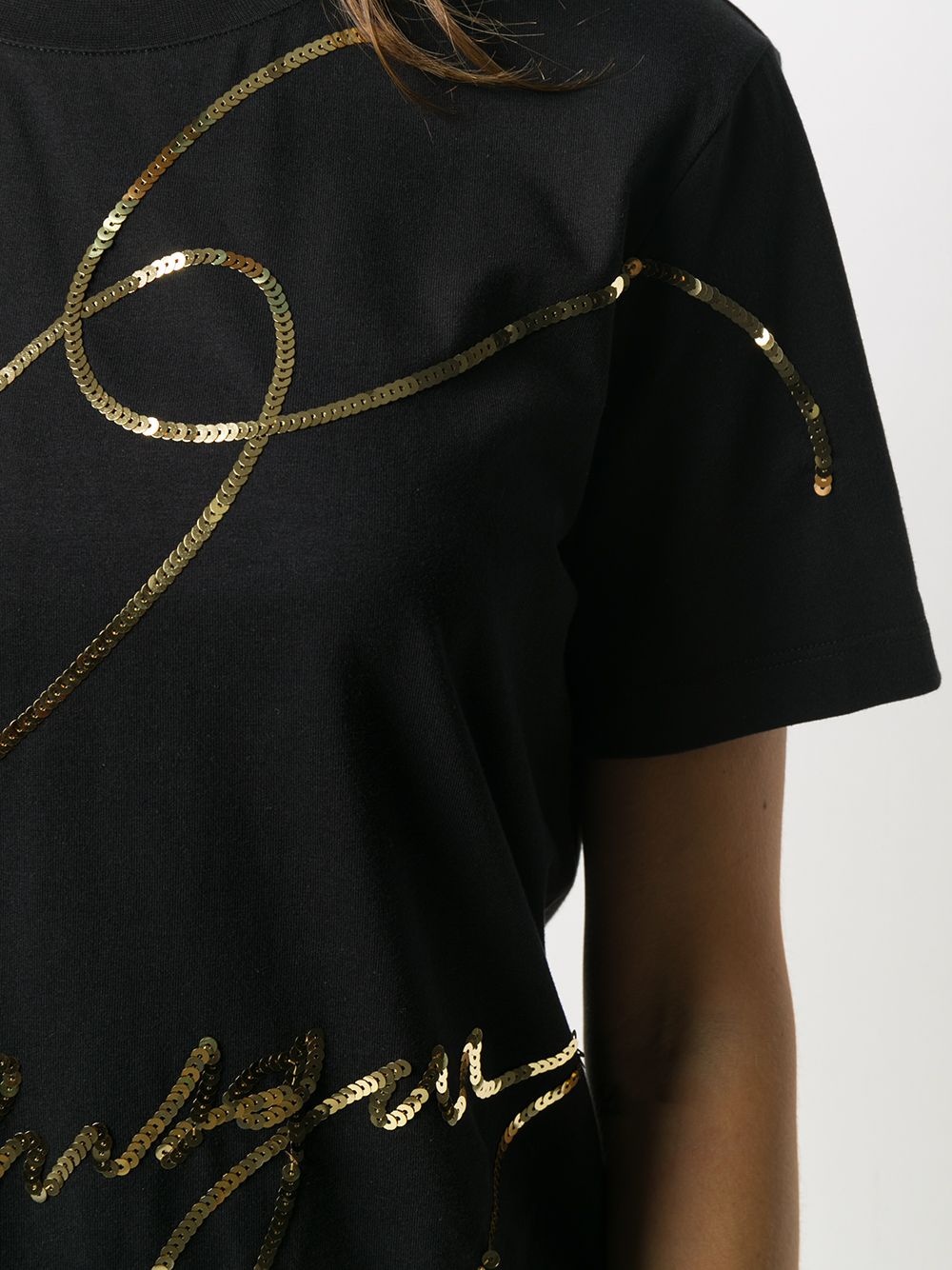 embellished-detail short-sleeve T-shirt - 5