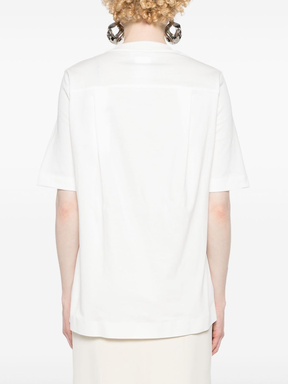 layered-effect T-shirt - 4