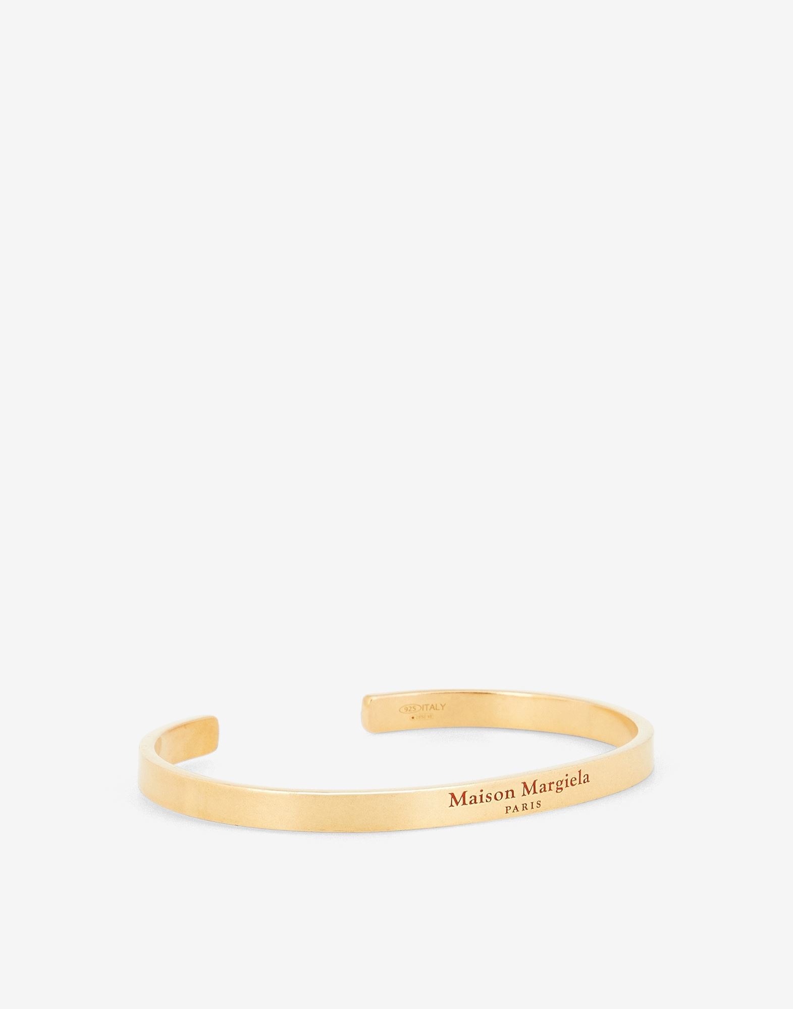 Logo engraved gold-plated cuff - 2