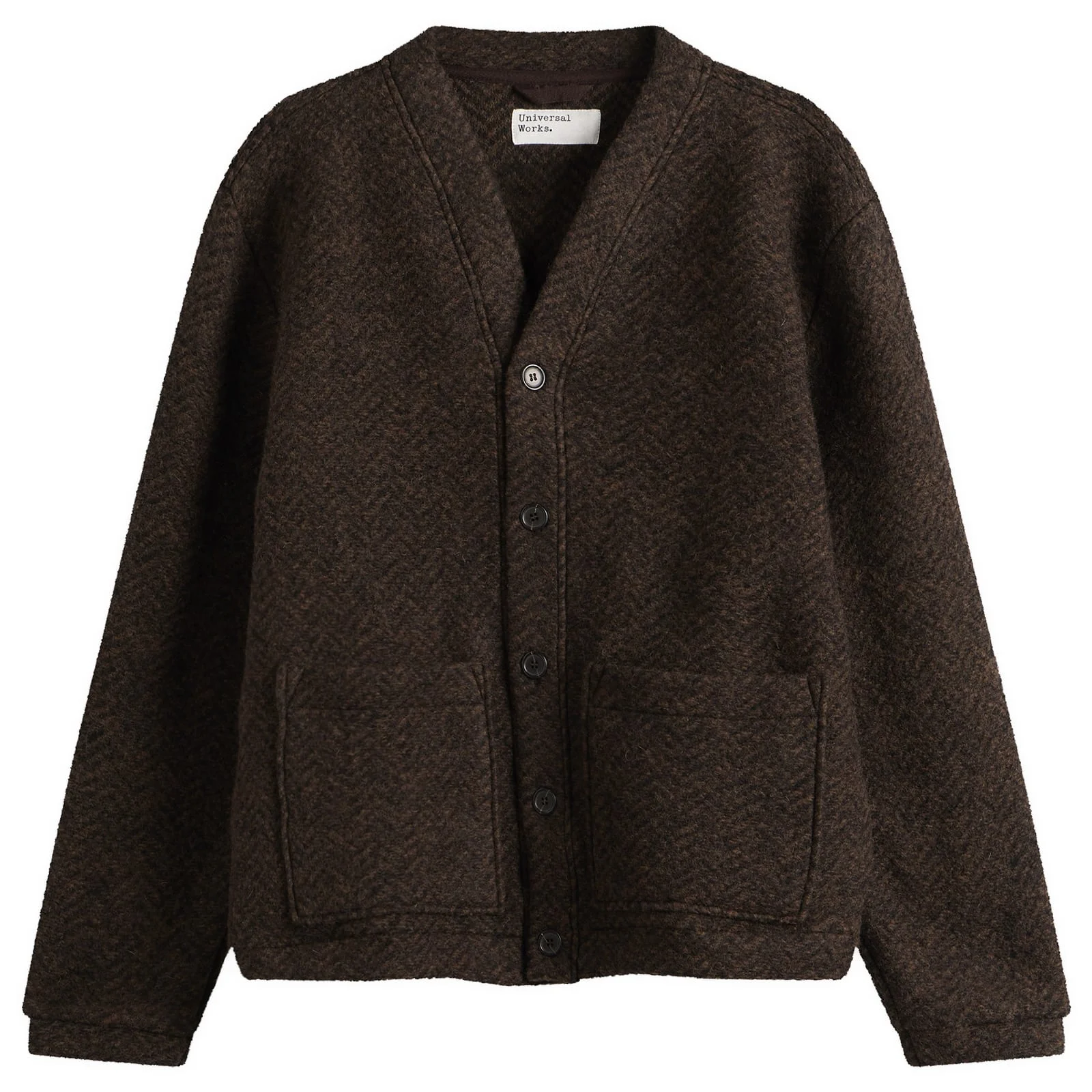 Universal Works Raven Fleece Advance Cardigan - 1