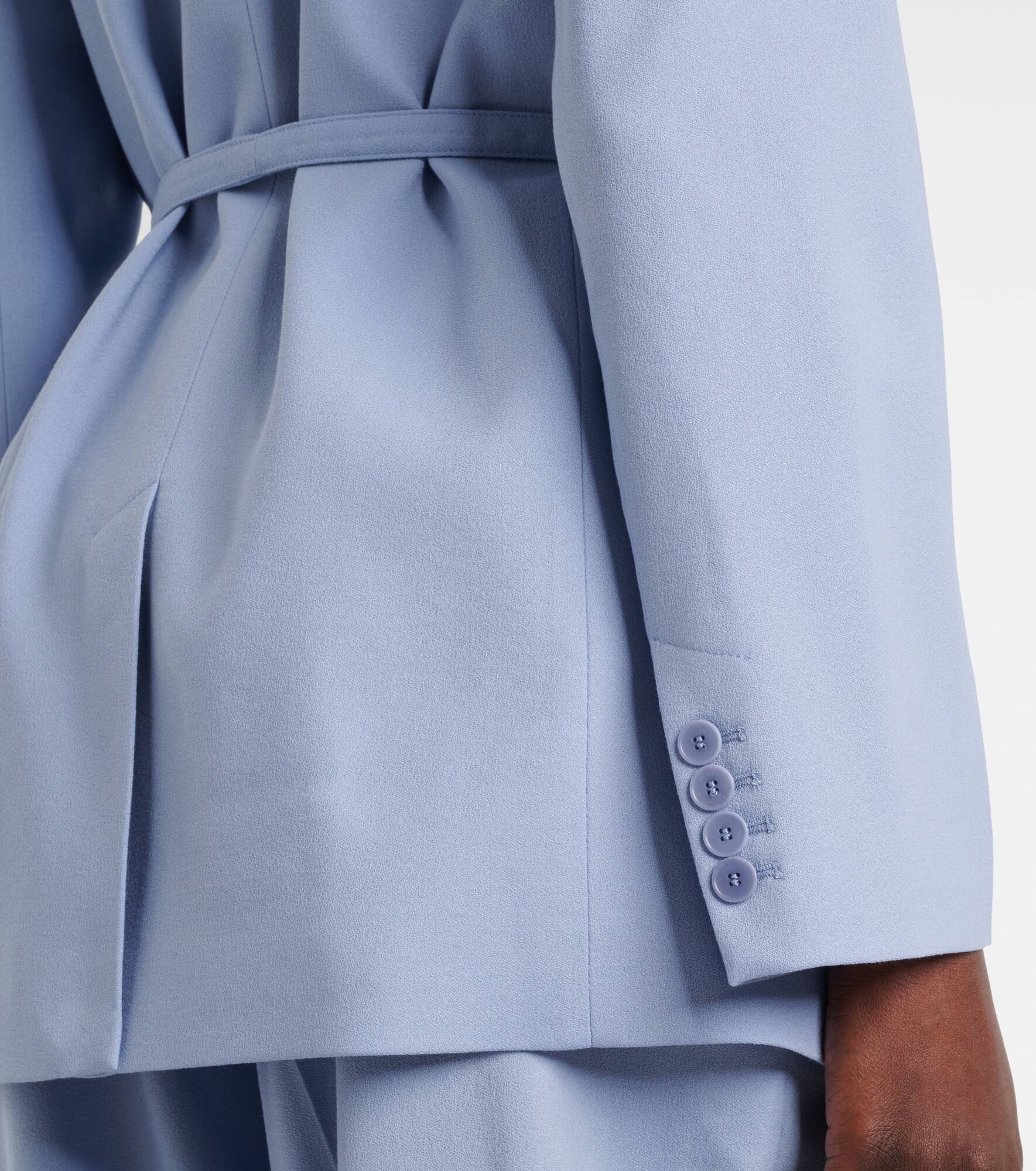 Victor wool crêpe jacket - 6