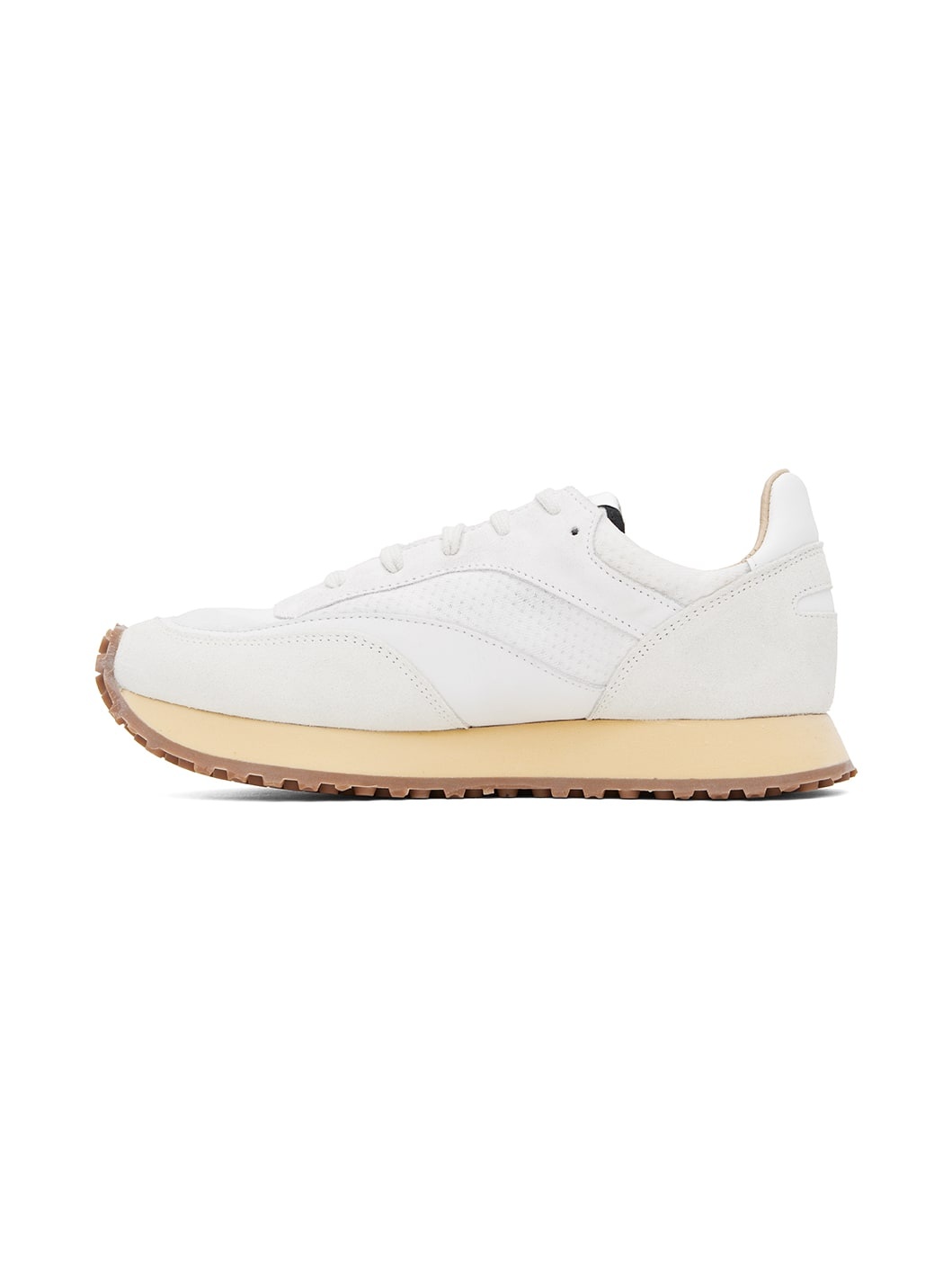 White Tempo Low Transparent Sneakers - 3