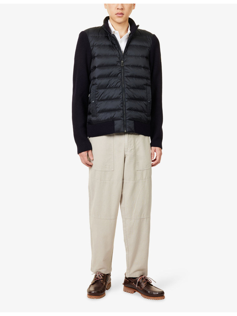 Belstaff Circuiteer Padded Wool Blend Cardigan outlook