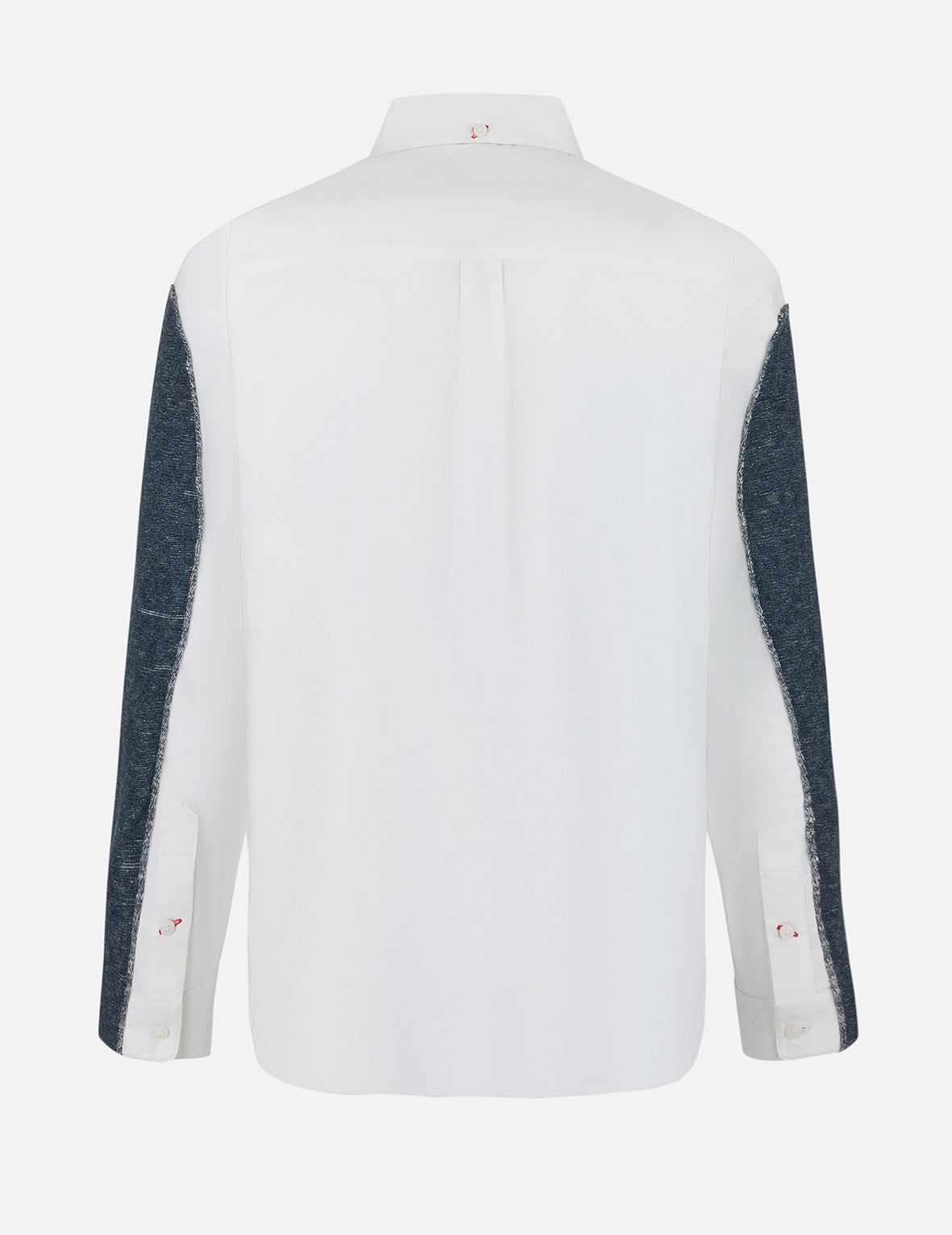 2-in-1 Seagull and Kamon Embroidery Relax Fit Shirt - 2
