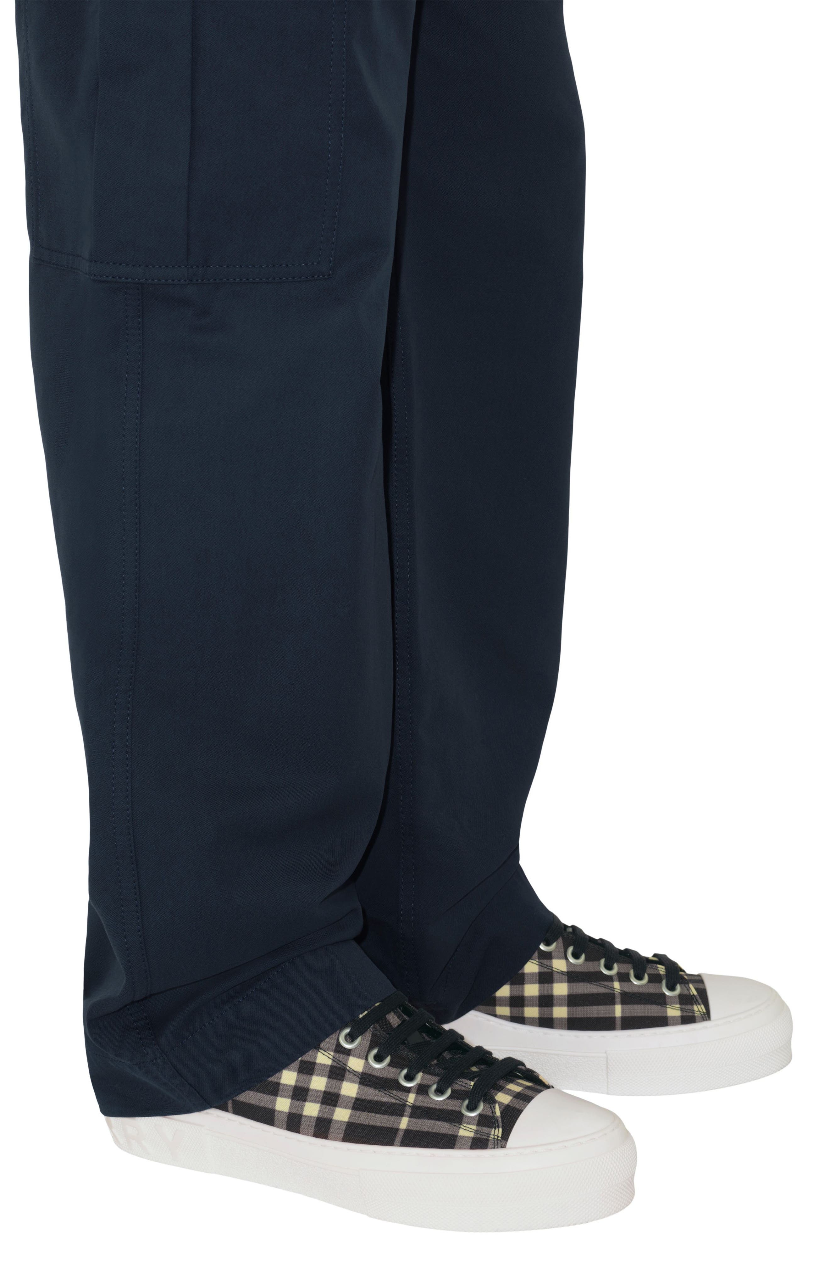 burberry Jack Check Low Top Sneaker in Black/Calico Check at Nordstrom - 7