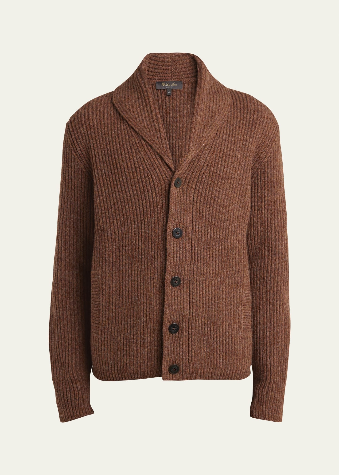 Men's Alpe Wool Cardigan Sweater - 1