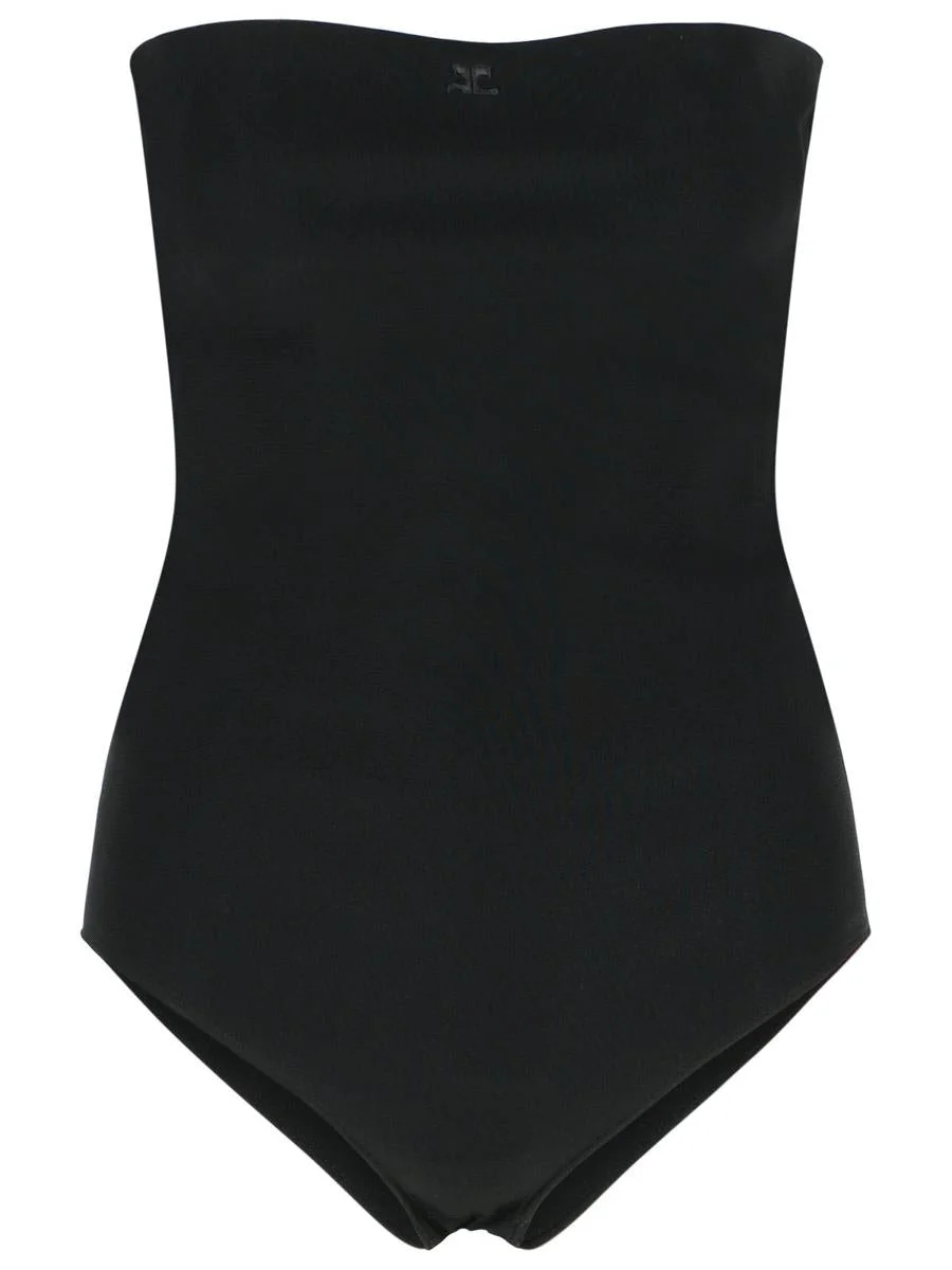 Courrèges Black Viscose Blend Bodysuit - 1