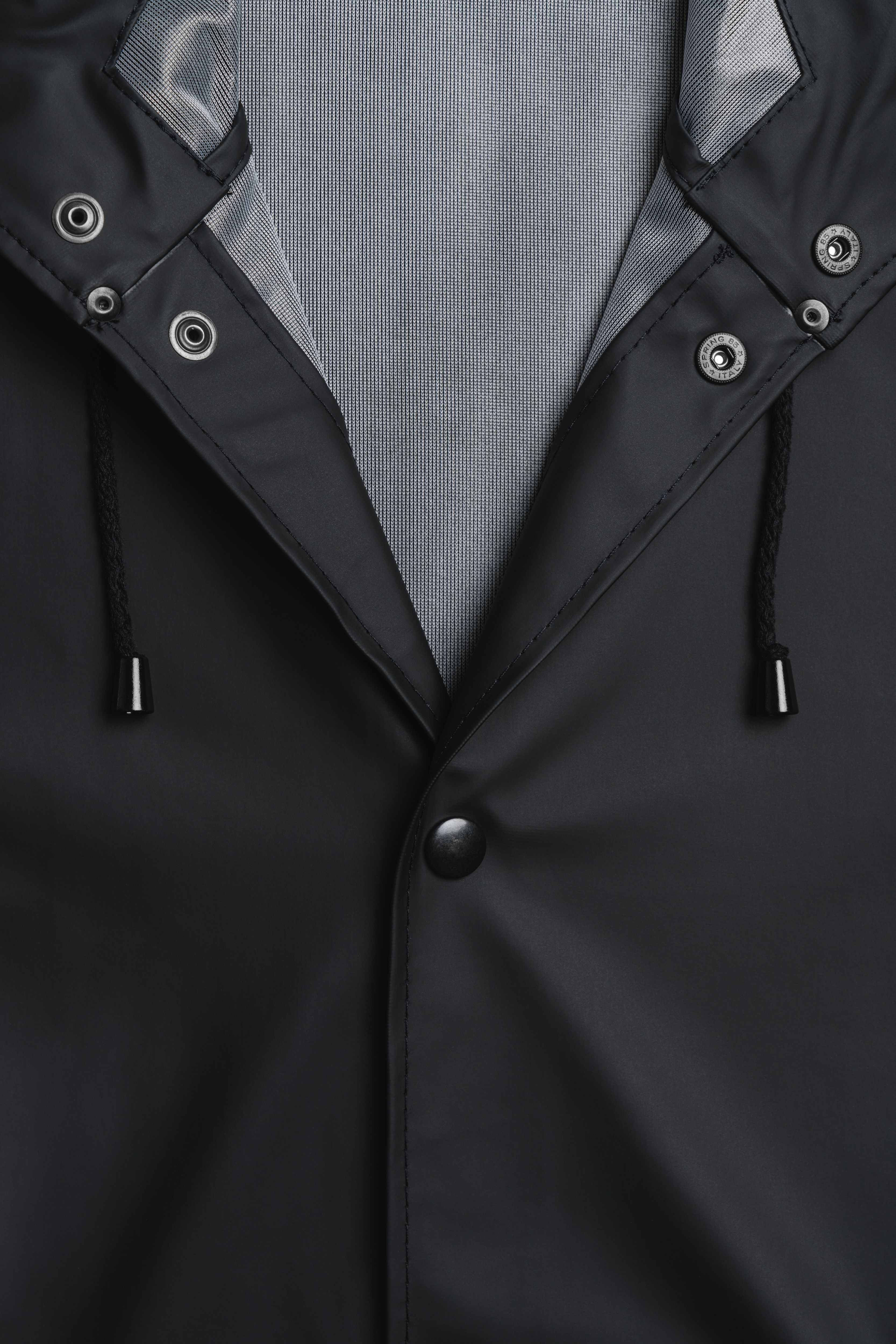 Stockholm Lightweight Raincoat Black - 8