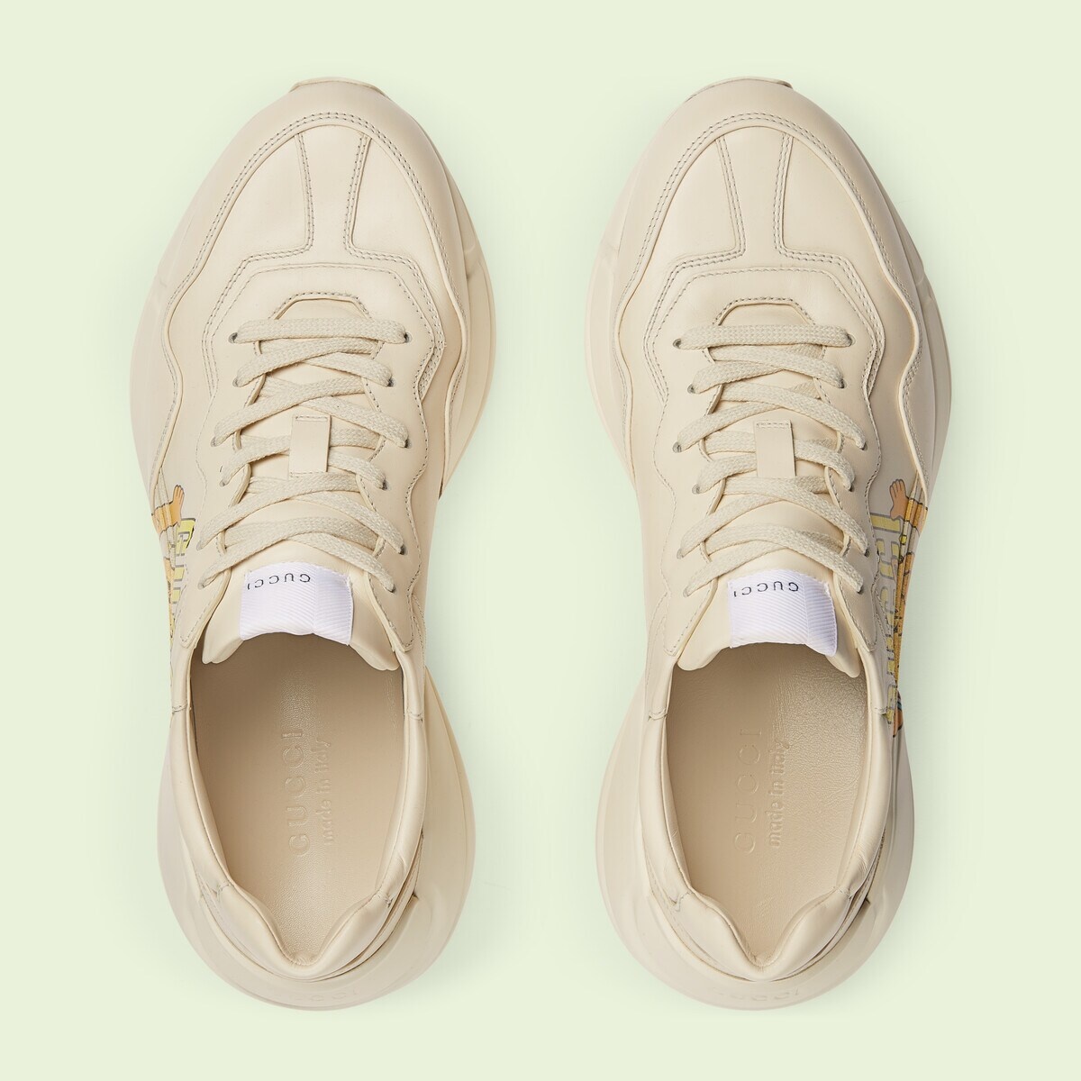 Men's Rhyton sneaker with cat print - 4