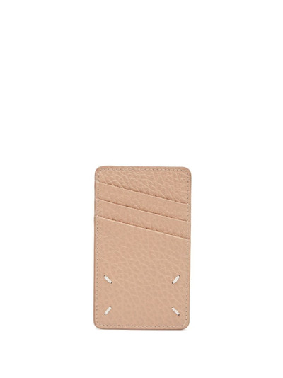 Maison Margiela four-stitch leather cardholder outlook