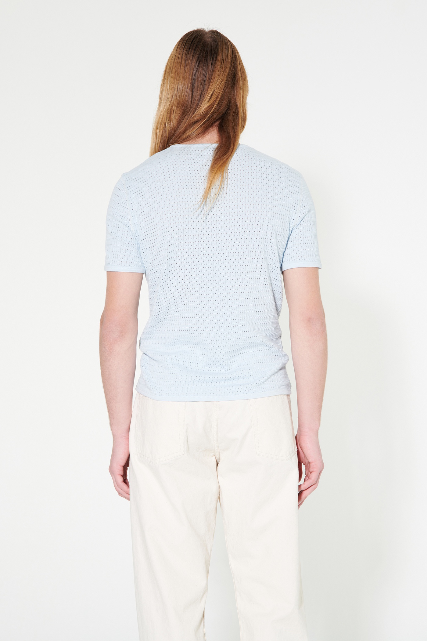 Tanker T-Shirt Sonic Blue Sport Crochet - 3