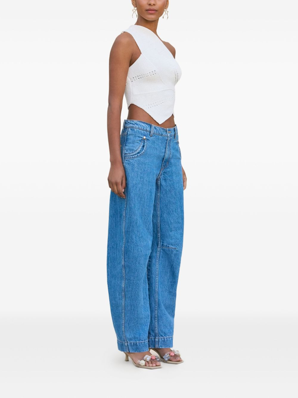 Deneuve one-shoulder tank top - 2