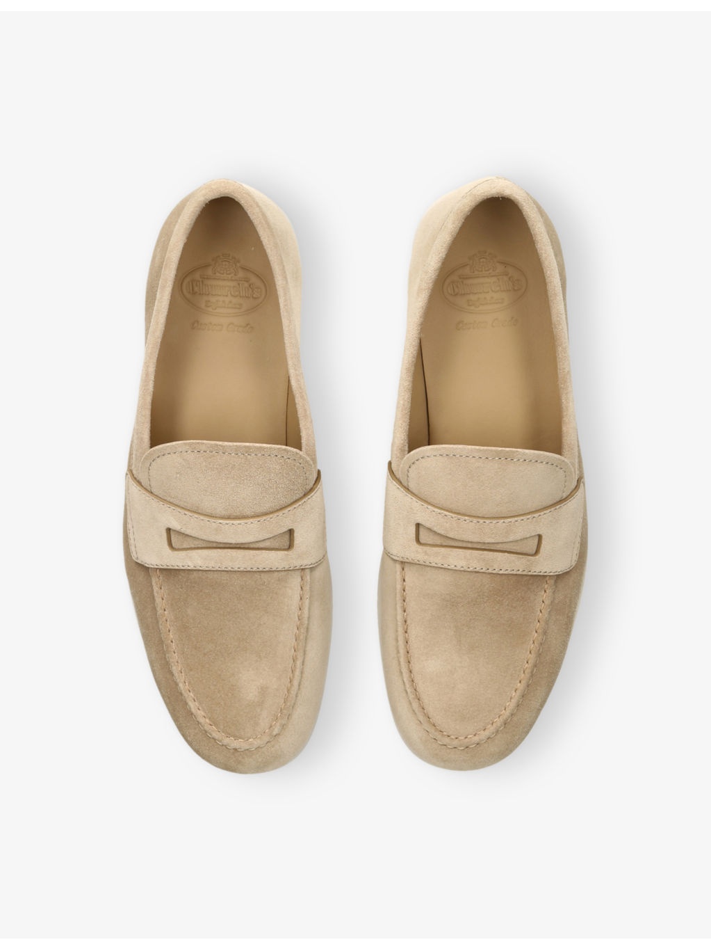 Saddle Penny Slip-On Suede Loafers - 2