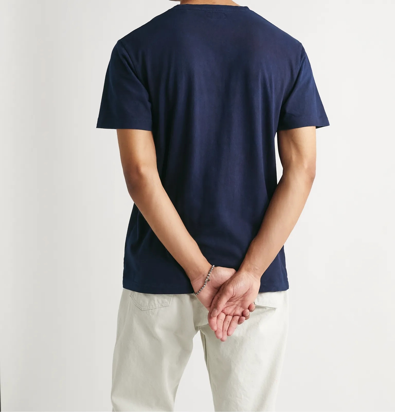 Indigo-Dyed Printed Cotton-Jersey T-Shirt - 4