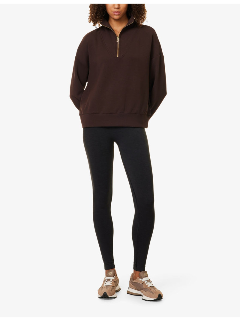 VARLEY Hawley half-zip stretch-woven sweatshirt outlook