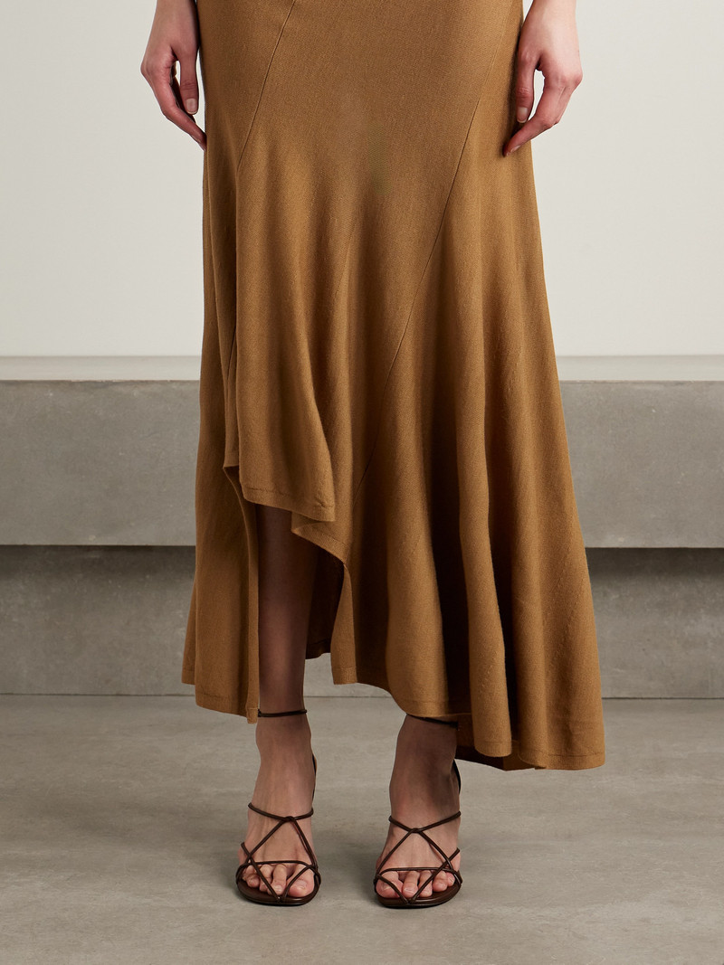 KHAITE Loulou Leather Sandals outlook