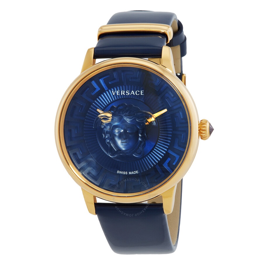 Versace Medusa Alchemy Quartz Blue Dial Ladies Watch VE6F00223 - 1