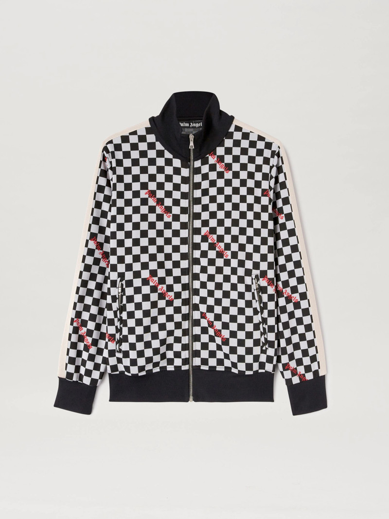 JACQUARD DAMIER CLASSIC TRACK JACKET - 1
