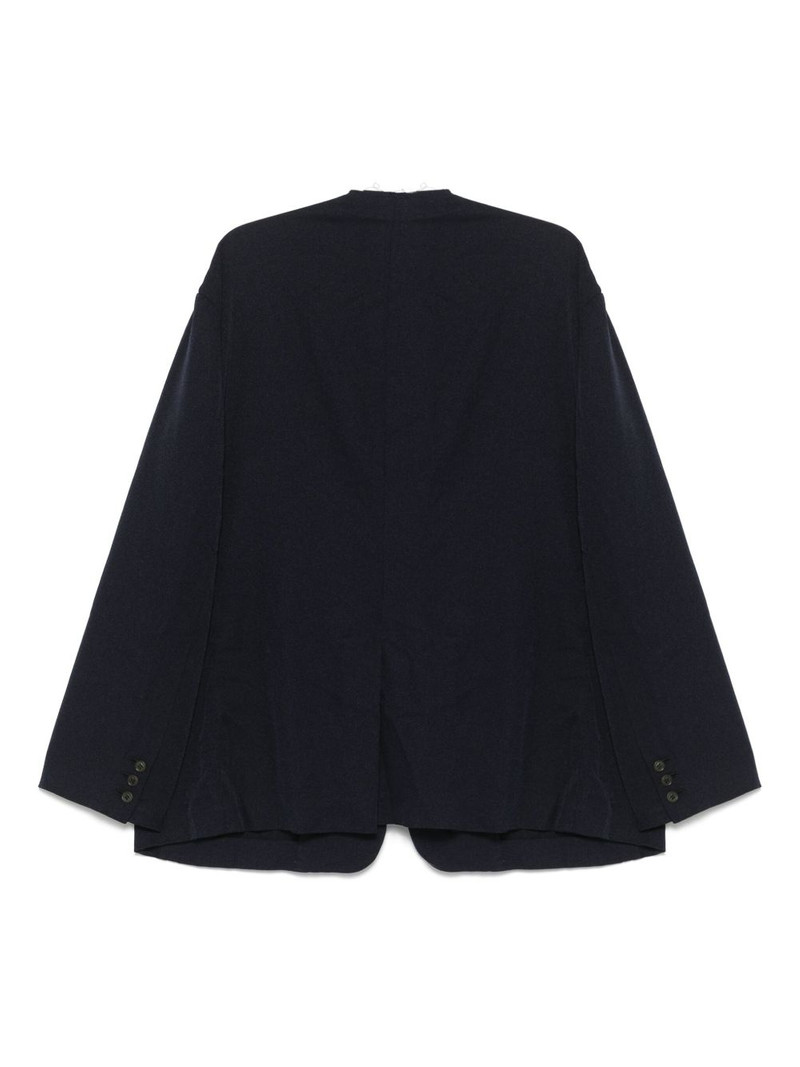 Comme des Garçons SHIRT collarless blazer outlook