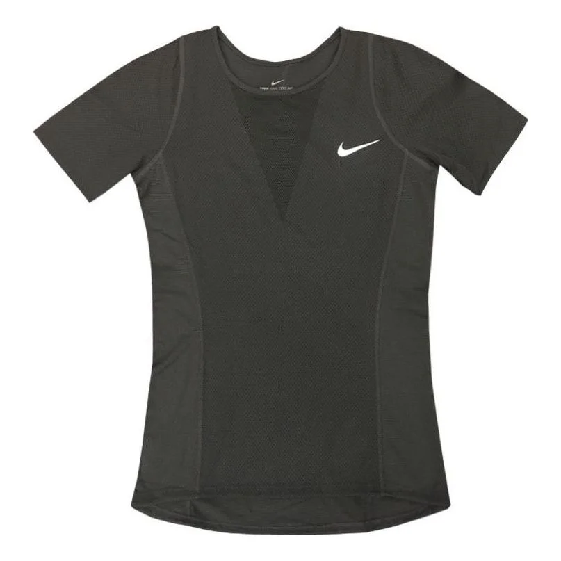 (WMNS) Nike Dri-FIT One Short Sleeve Top 'Grey' 938439-010 - 1
