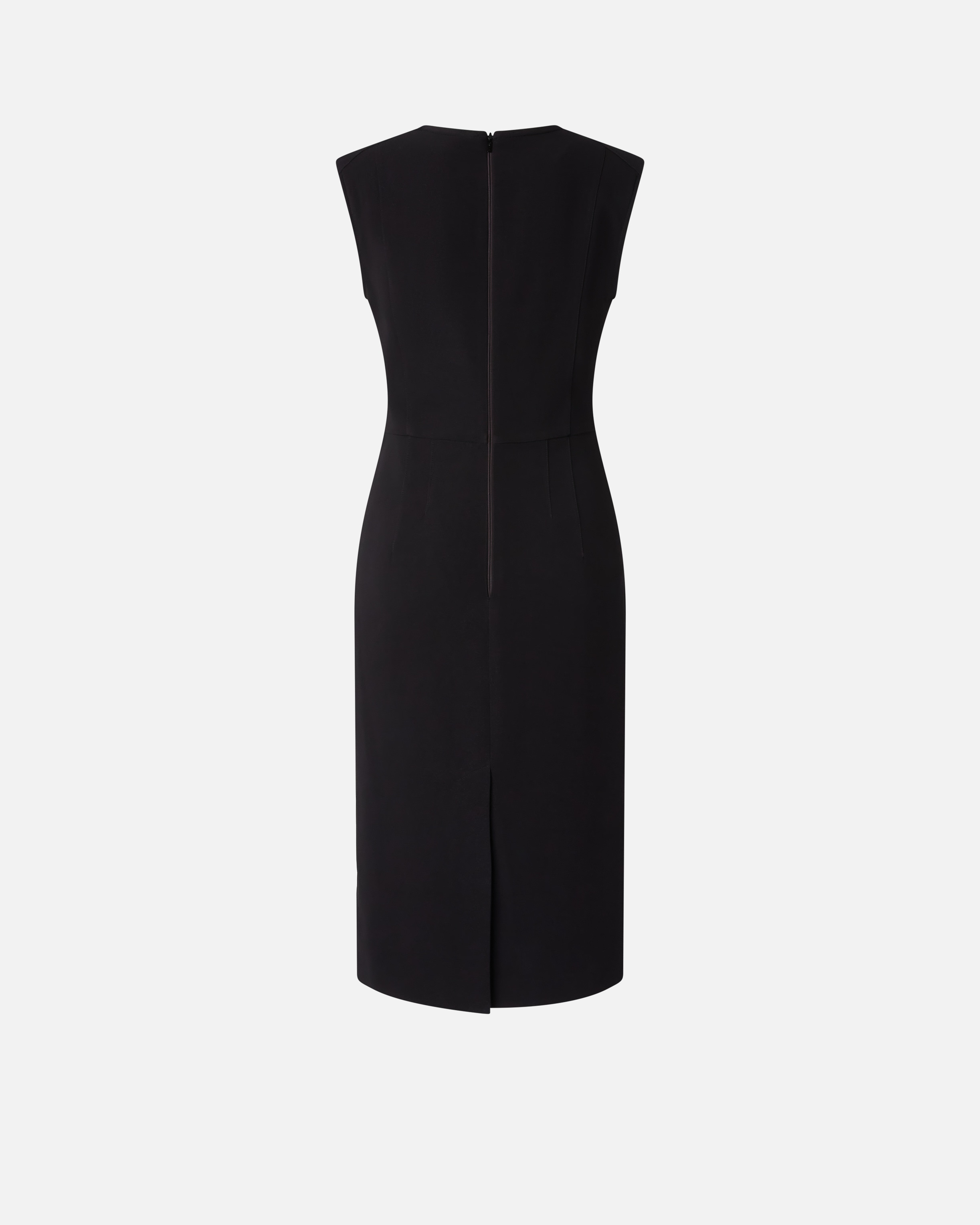 SLEEVELESS LONGUETTE DRESS IN TECHNICAL CADY - 6