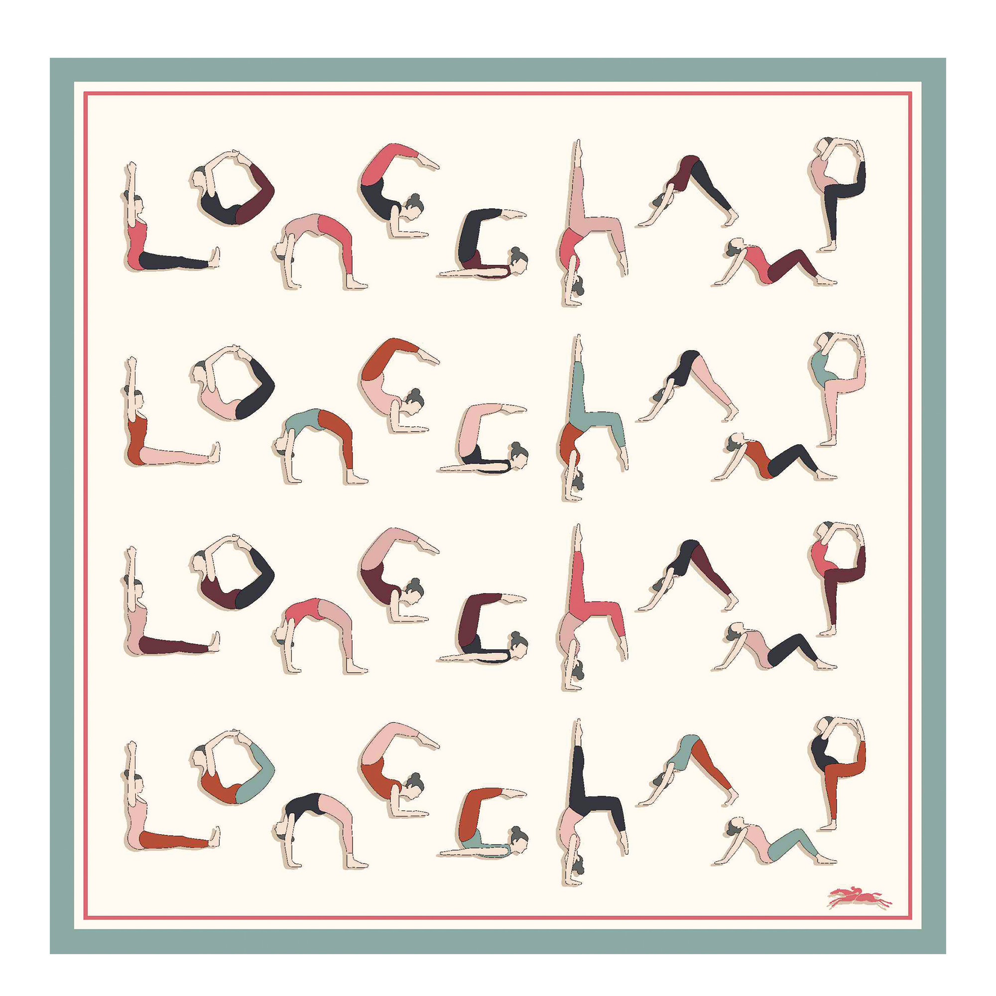 Yoga Silk scarf 50 Ecru - Silk - 1