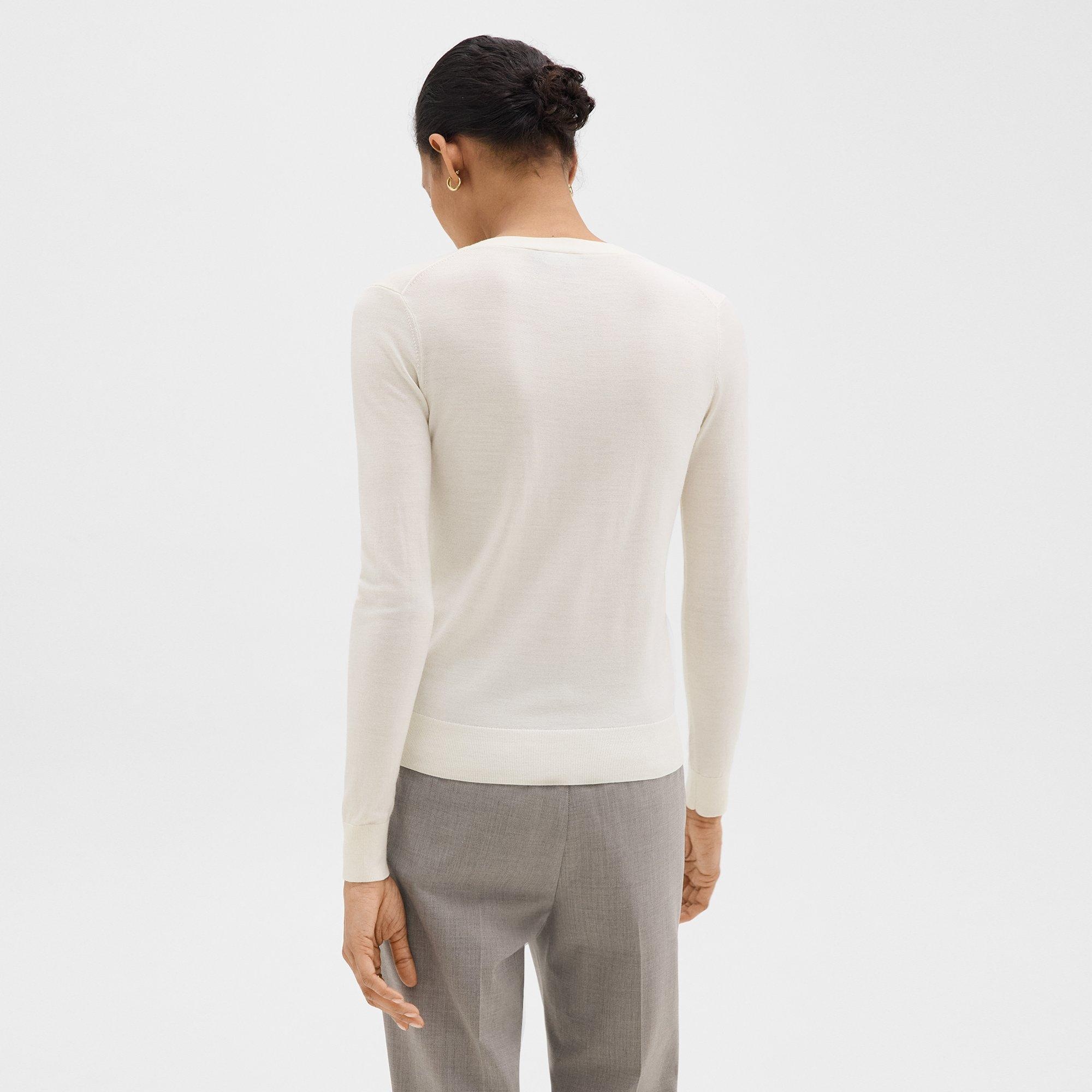V-Neck Cardigan in Regal Wool - 5