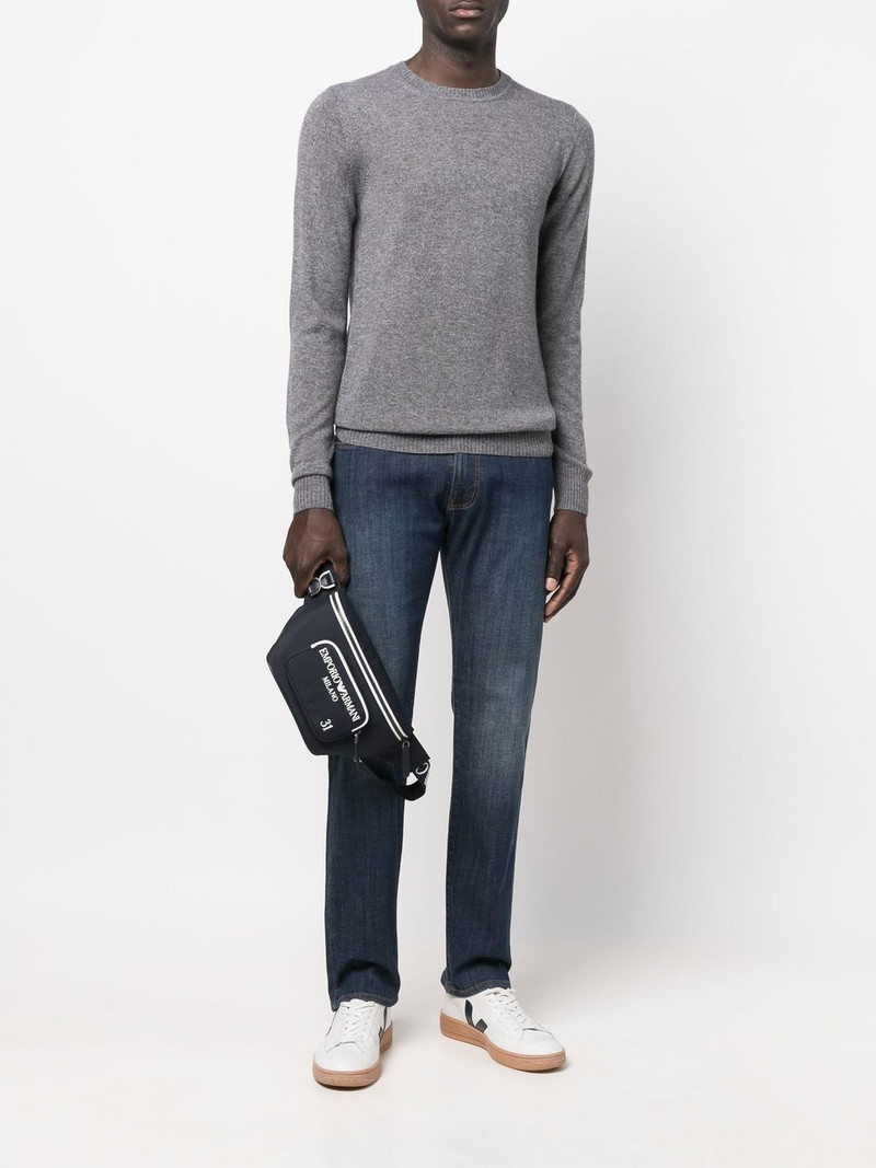 EMPORIO ARMANI fine-knit cashmere jumper outlook