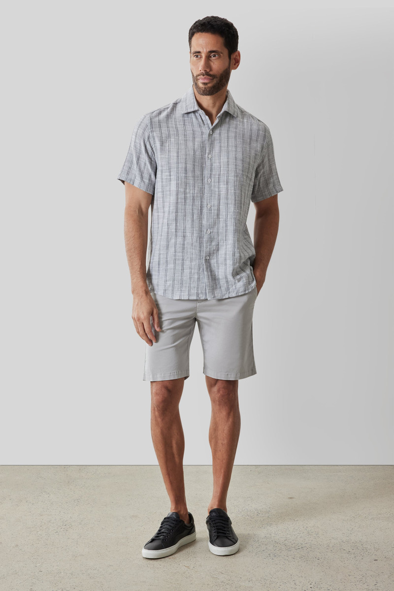 ROBERT BARAKETT Satoru Short Sleeve Shirt outlook