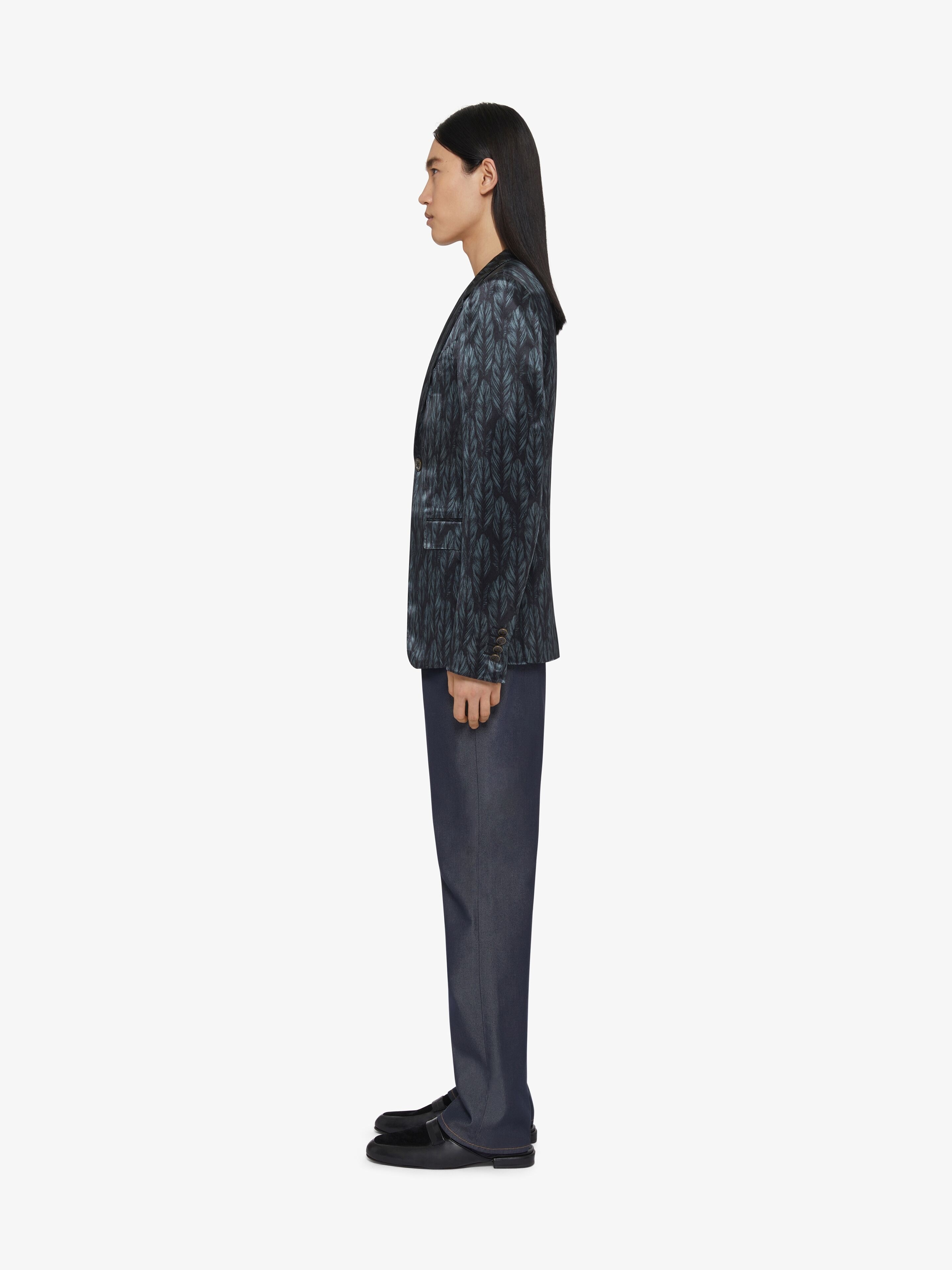 SLIM FIT JEANS IN DENIM SILK - 3