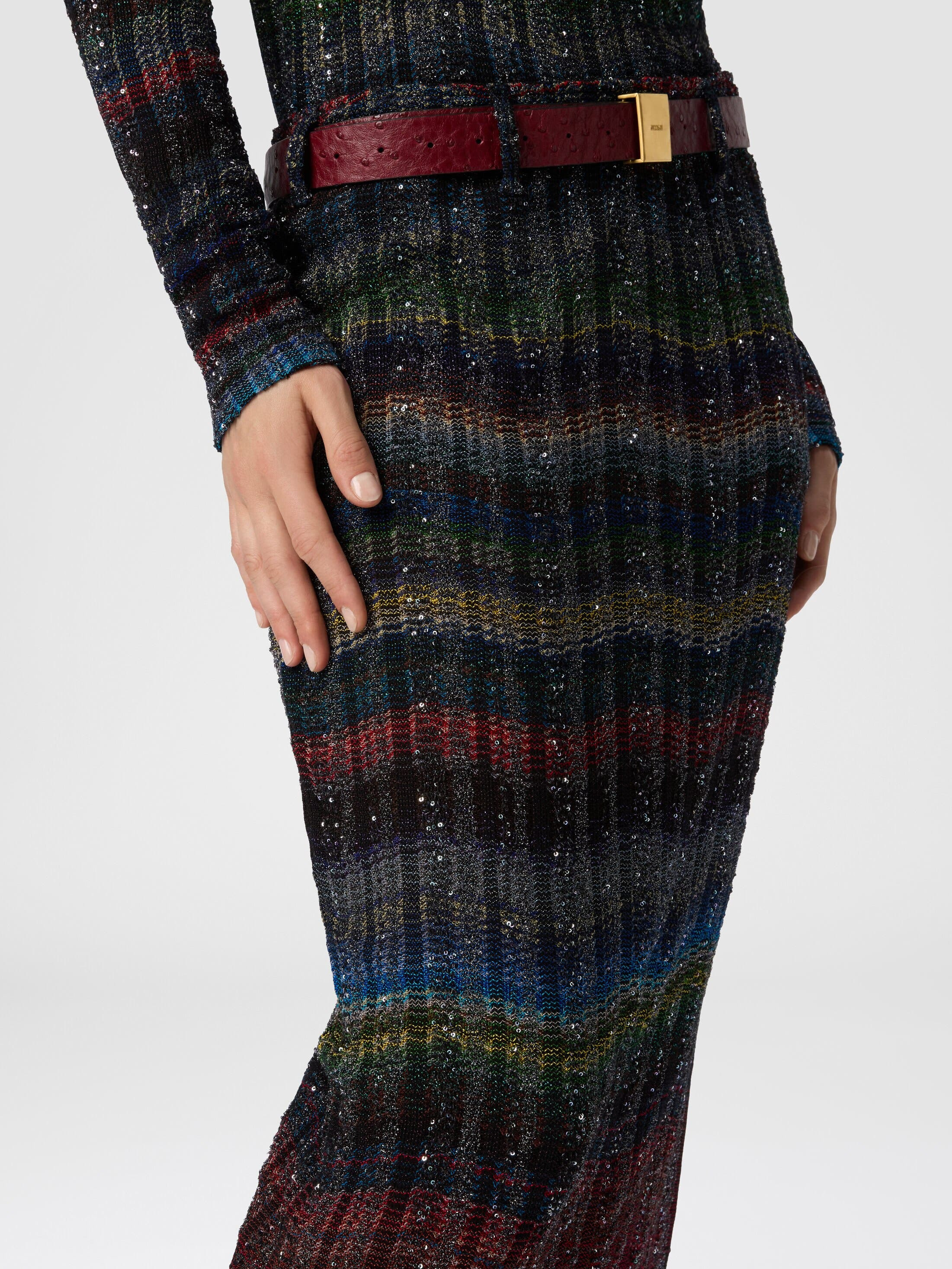 Missoni Long Pencil Skirt With Wave Pattern in Multicoloured at Nordstrom - 4