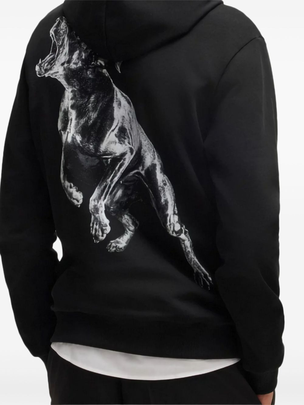 logo-print hoodie - 2