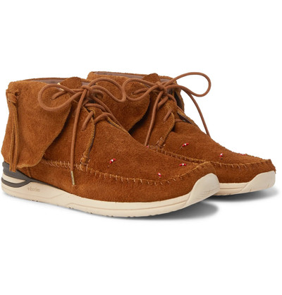 visvim Lhamo-Folk Beaded Suede Boots outlook