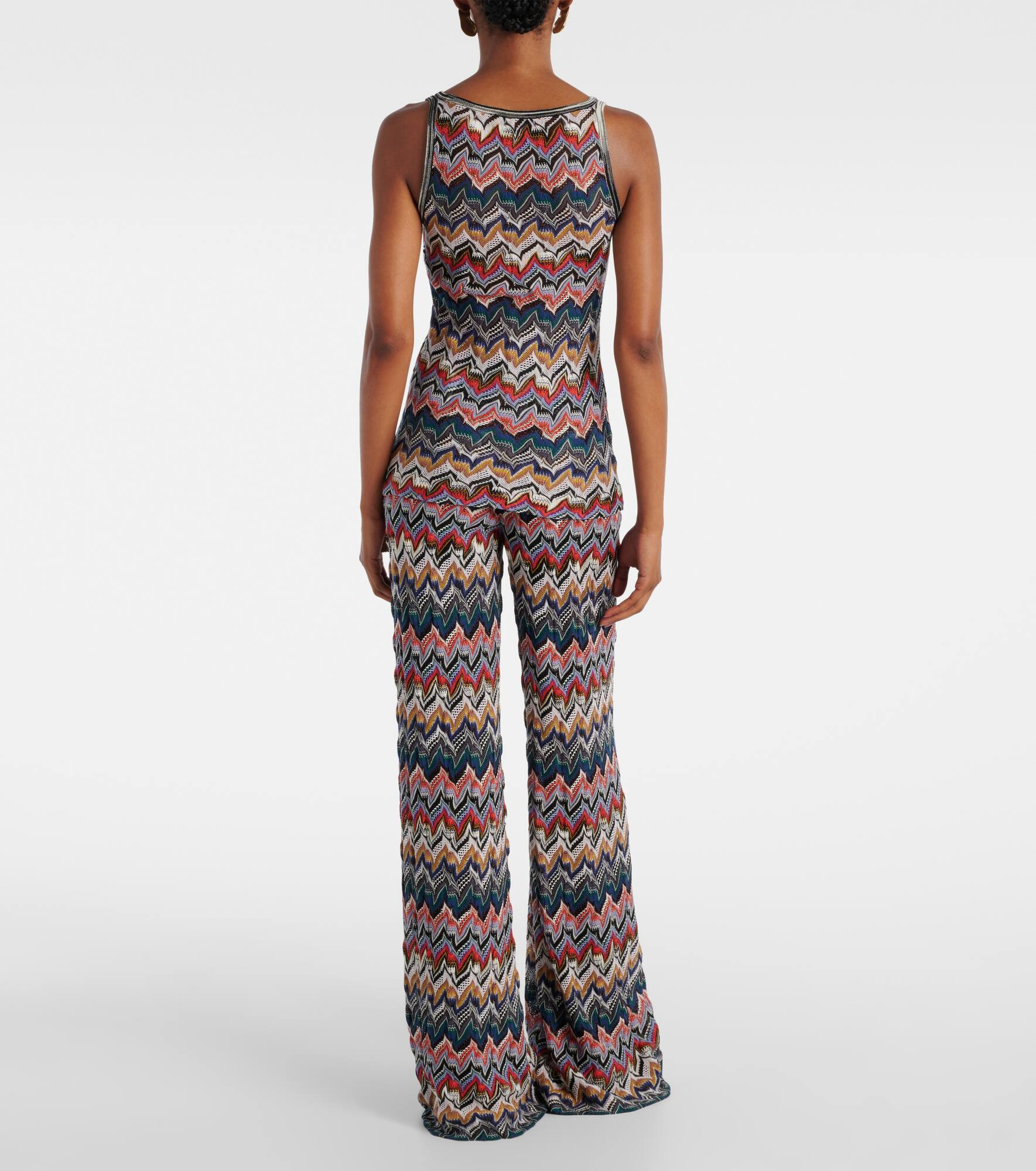 Zigzag lamé tank top - 3
