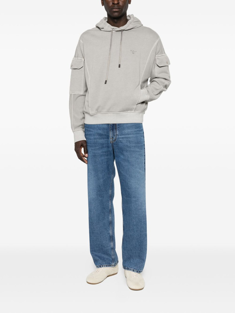EMPORIO ARMANI pocket hoodie outlook