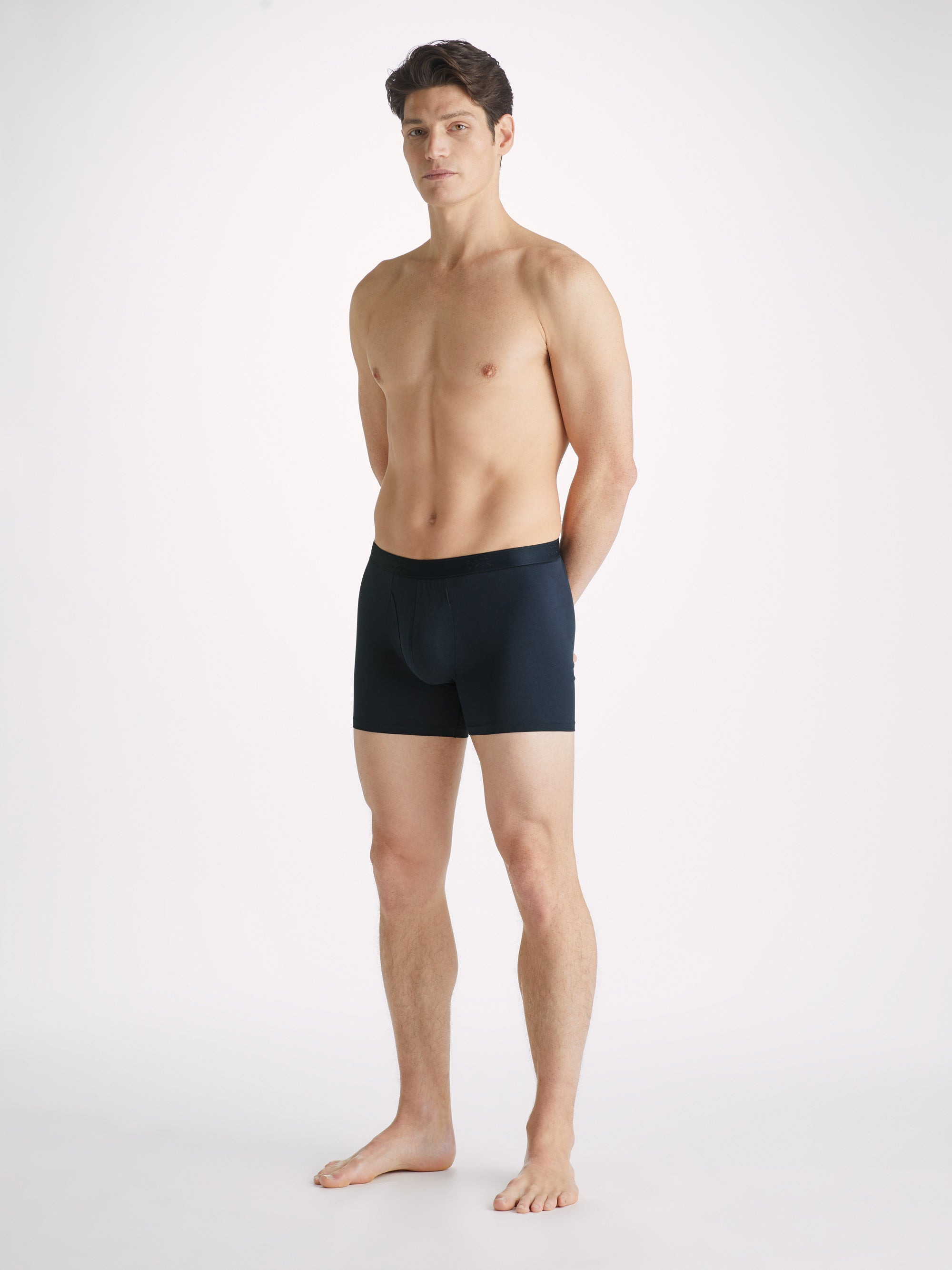 Men's Trunks Jack Pima Cotton Stretch Navy - 3