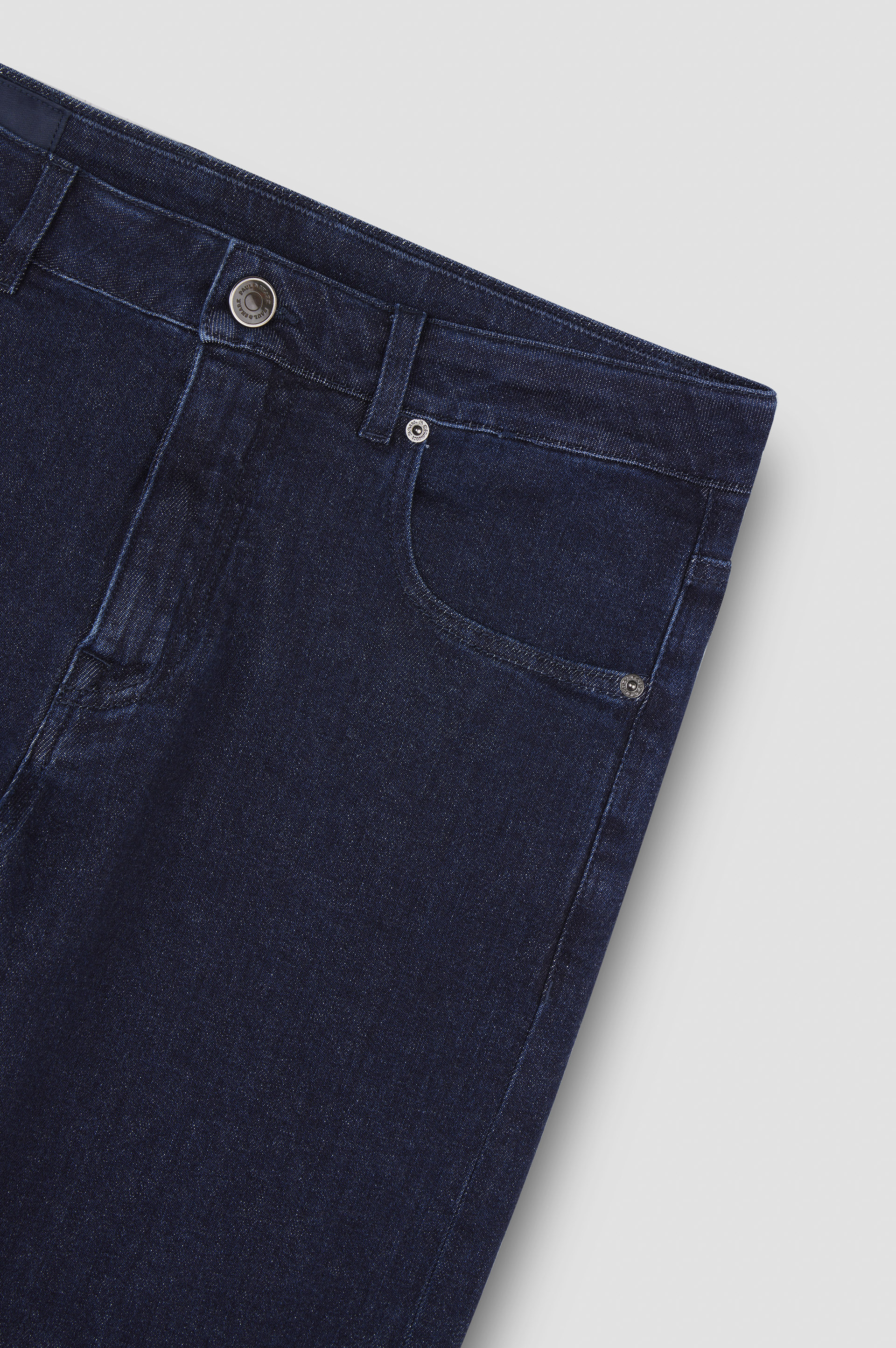 COTTON AND CASHMERE DENIM JEANS - 5