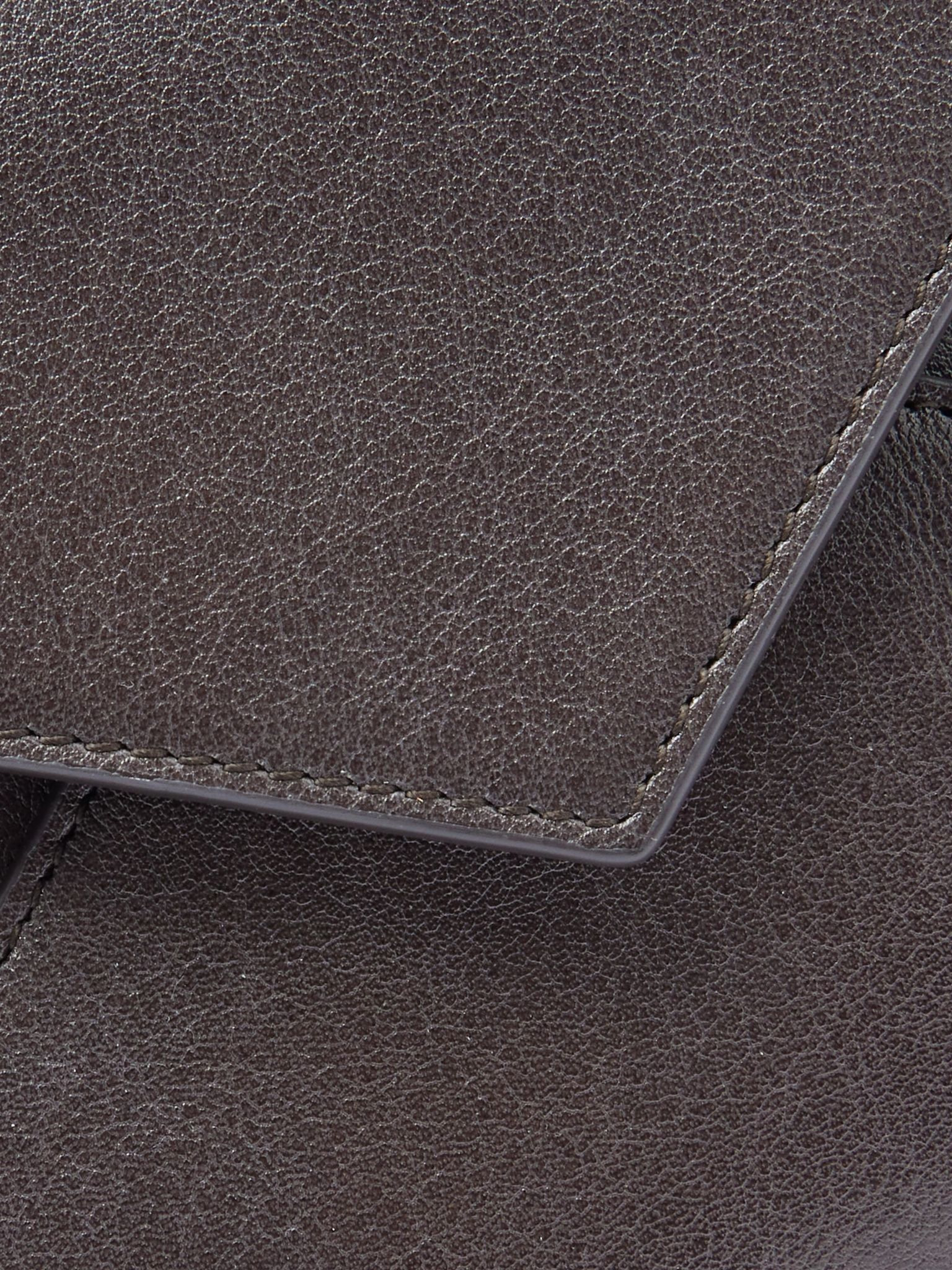 Textured-leather wallet Gray - 4