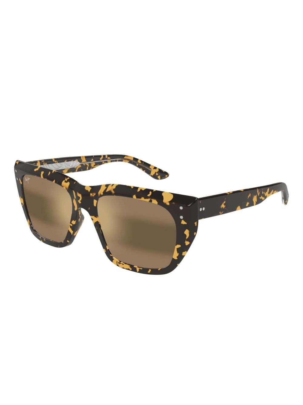 Aloha Lane tortoiseshell square sunglasses - 2