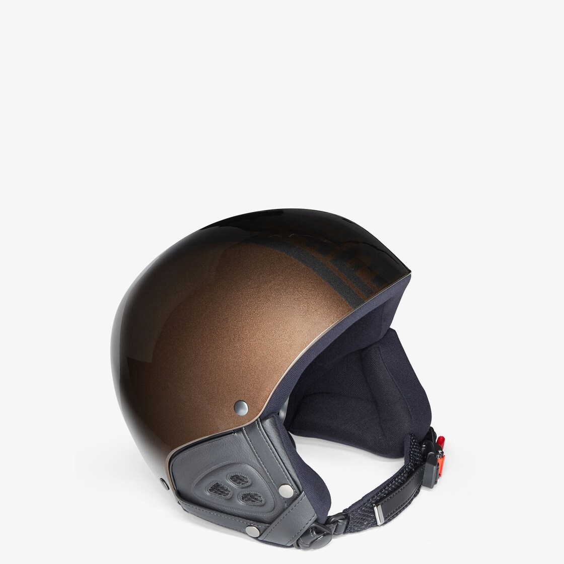 Brown ski helmet - 2
