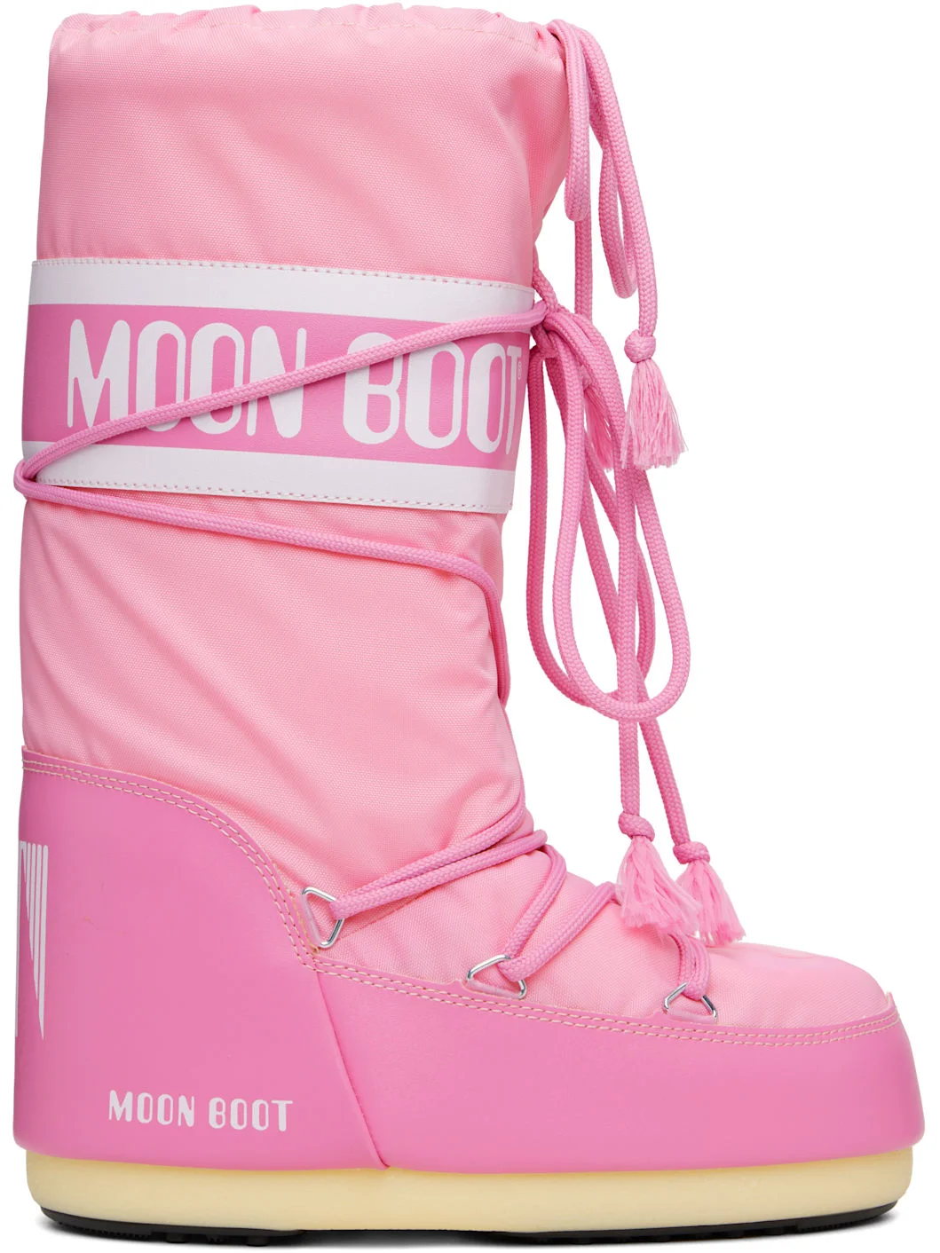 Pink Icon Nylon Boots - 1