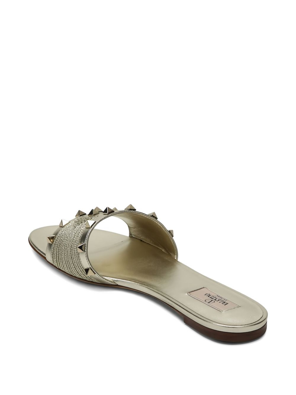 stud flat sandals - 5