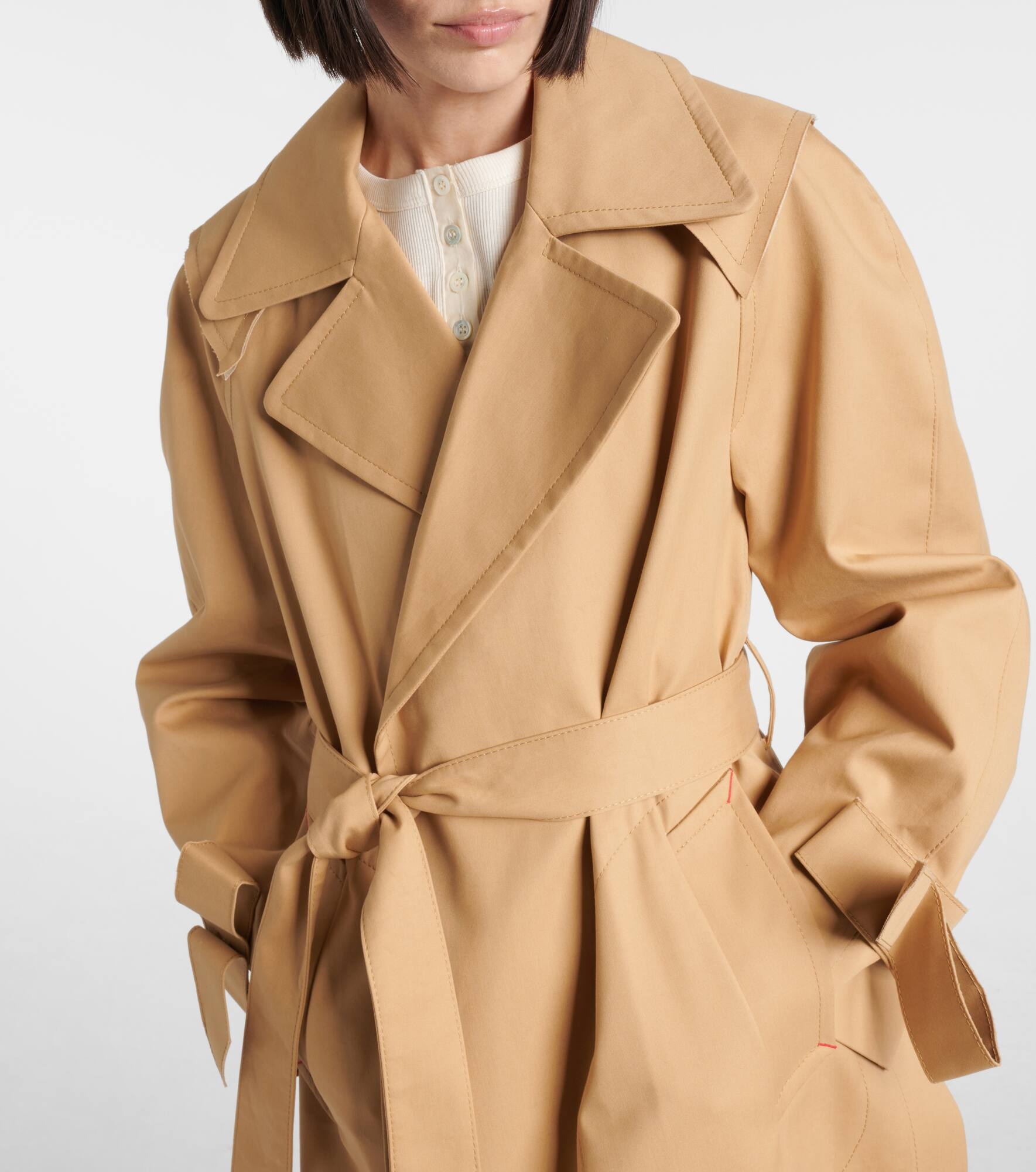 Cotton trench coat - 4