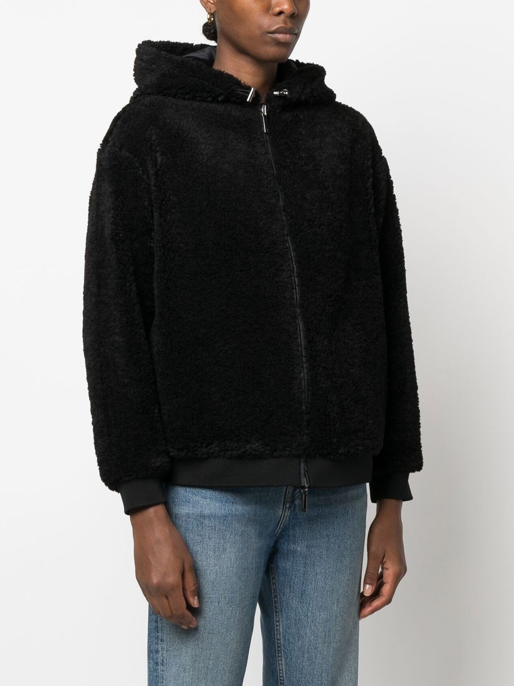 faux-shearling reversible jacket - 2