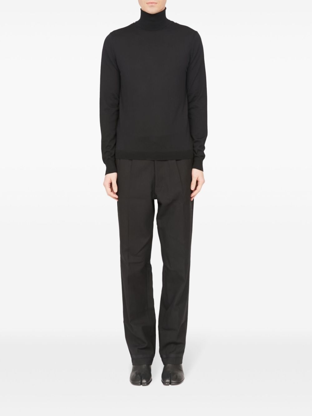 roll neck merino-wool jumper - 2