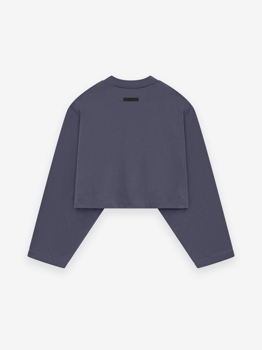 Women's Tri-Blend Cropped Longsleeve Shirt - 3