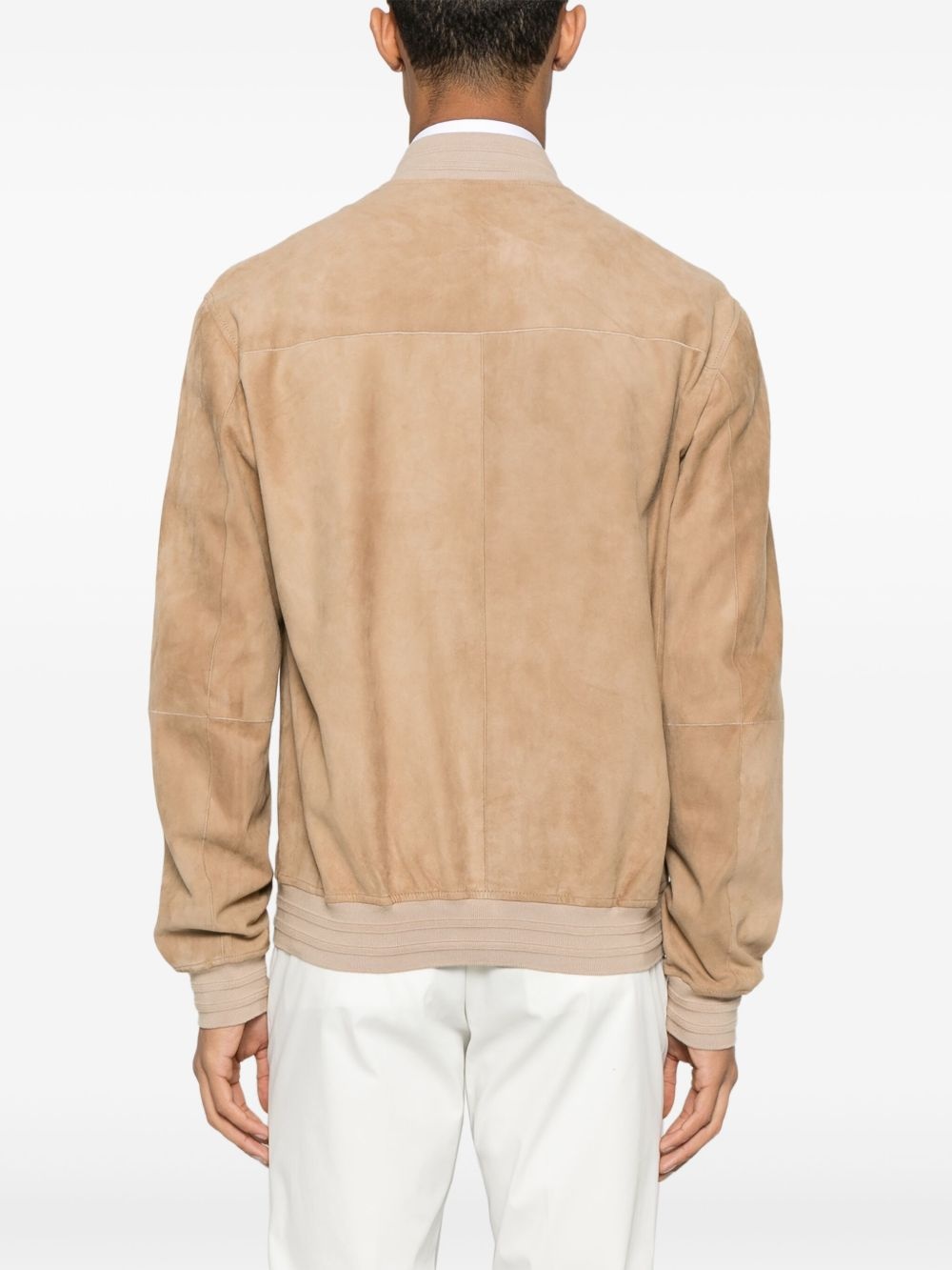 suede bomber jacket - 4