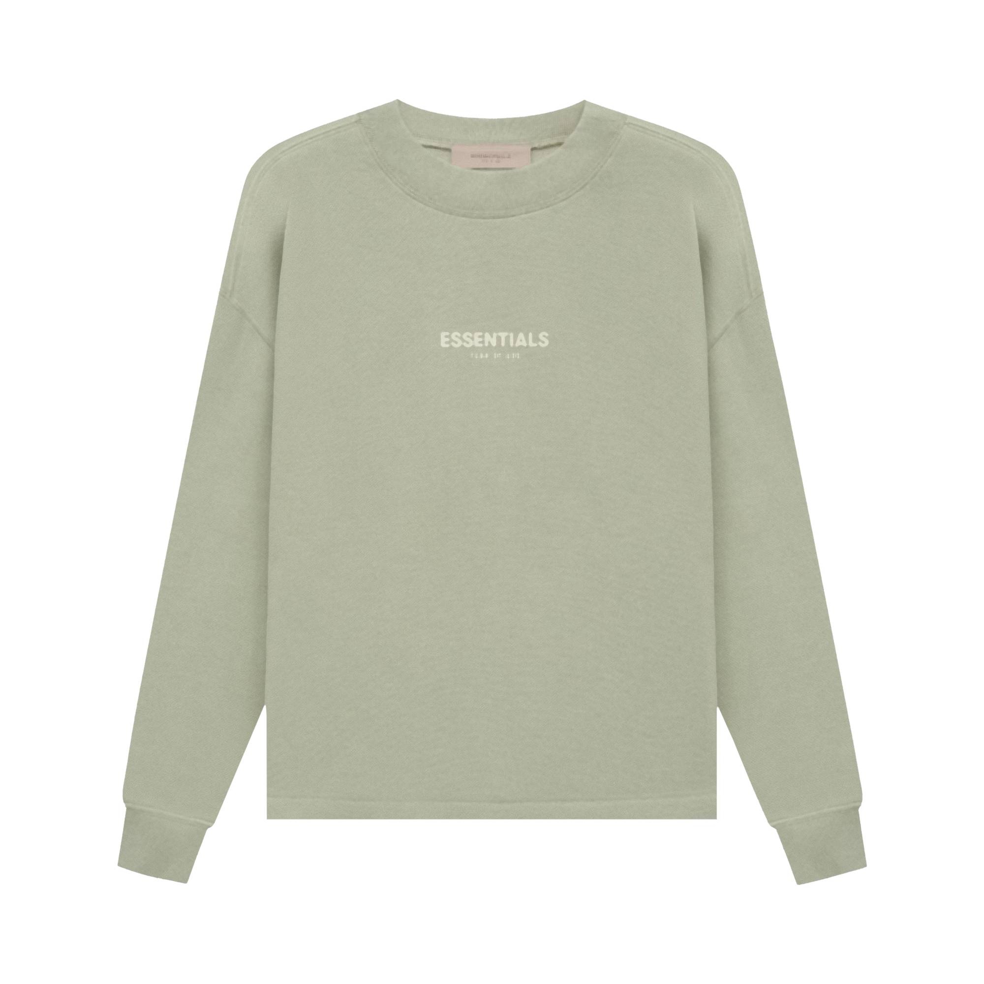 Fear of God Essentials Relaxed Crewneck 'Sea Foam' - 1