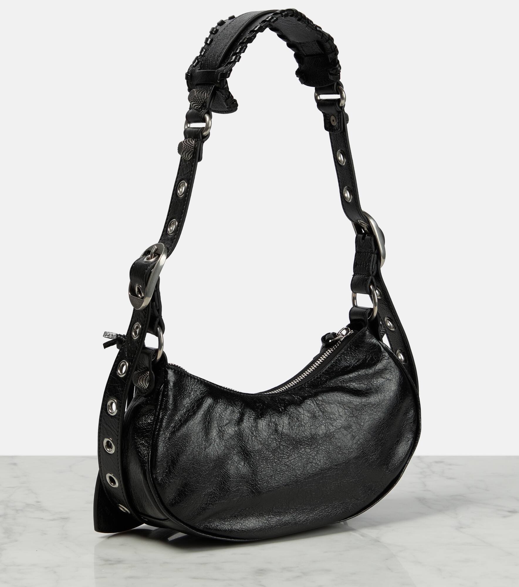Le Cagole XS leather shoulder bag - 4