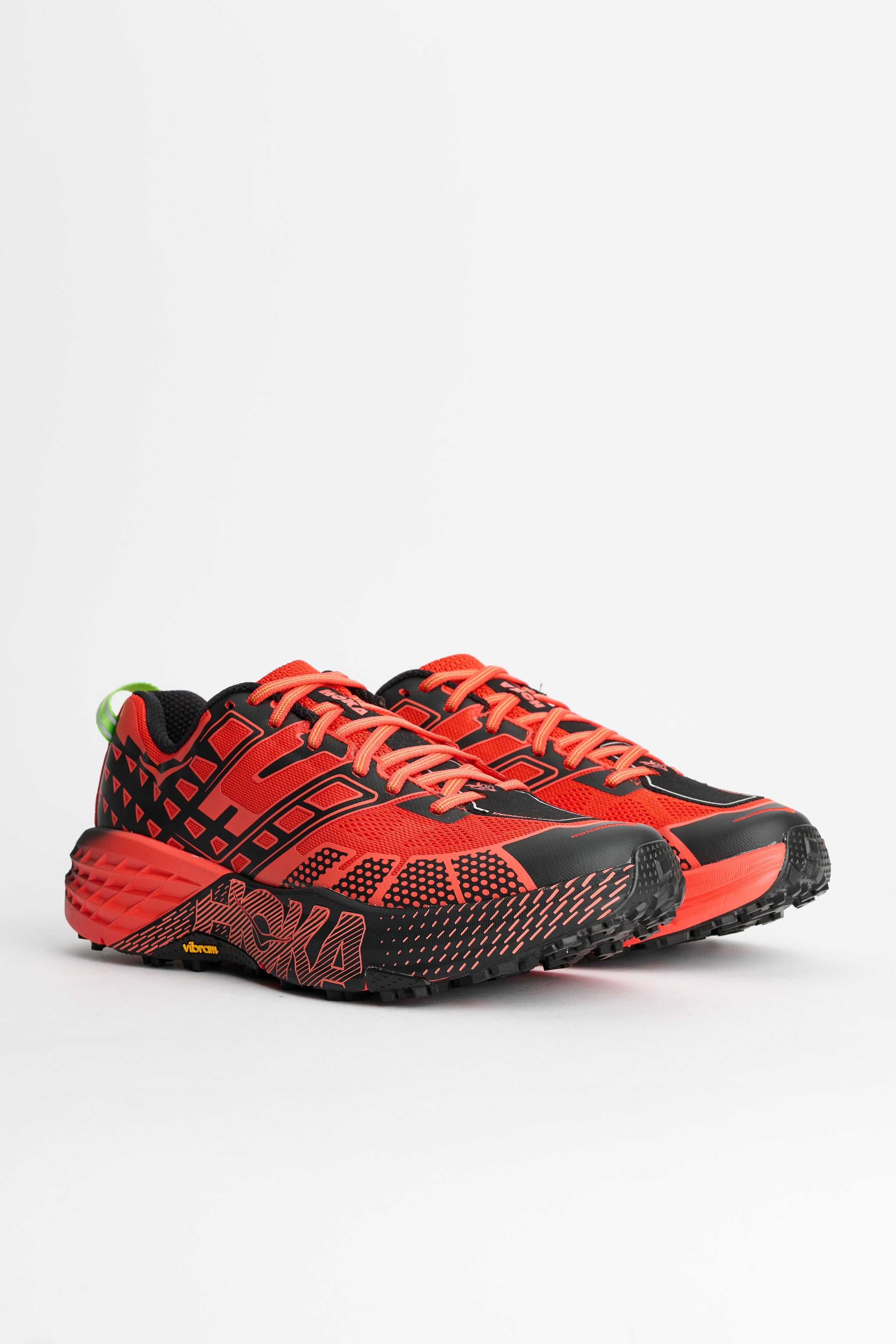 HOKA U SPEEDGOAT 2 TOMATO / ELECTRIC GREEN - 3